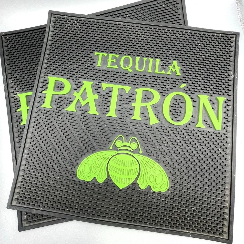 Patron Tequila Bar Mat‎ Liquor Man Cave 14.5